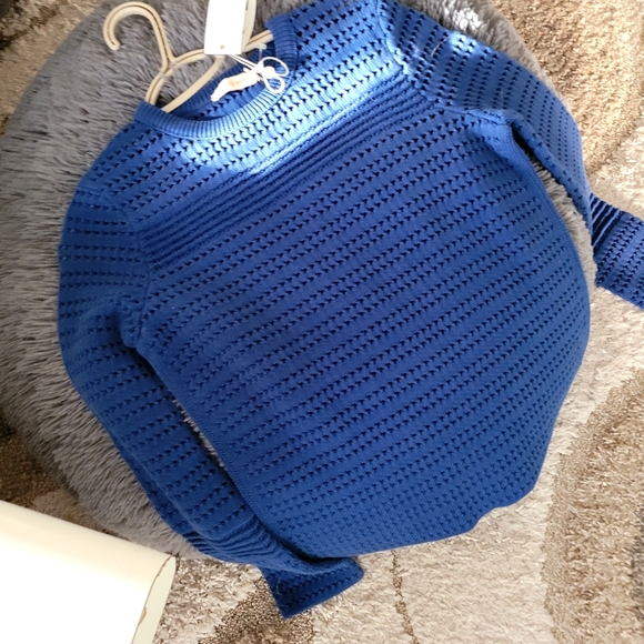 Beautiful Blue XS Tory Burch light sweater - Picture 5 of 7